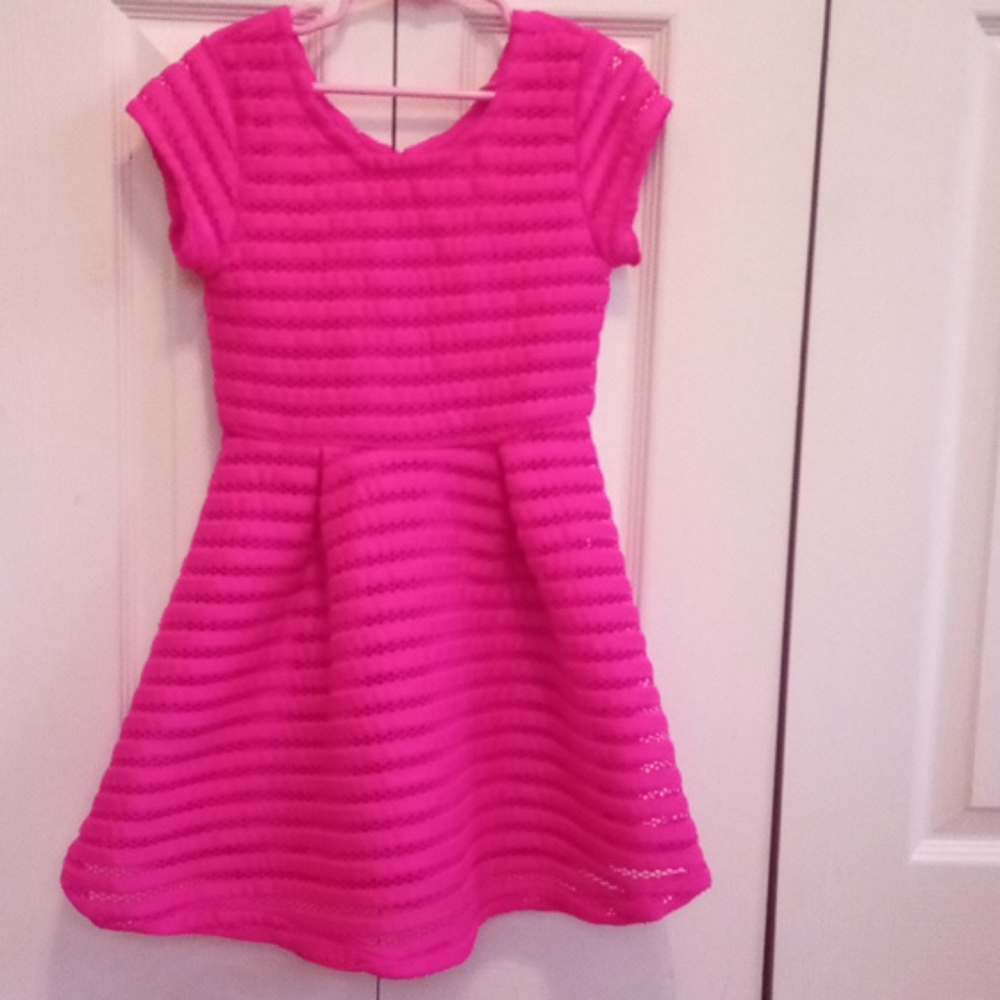 Pink lace dress for girls 5/6